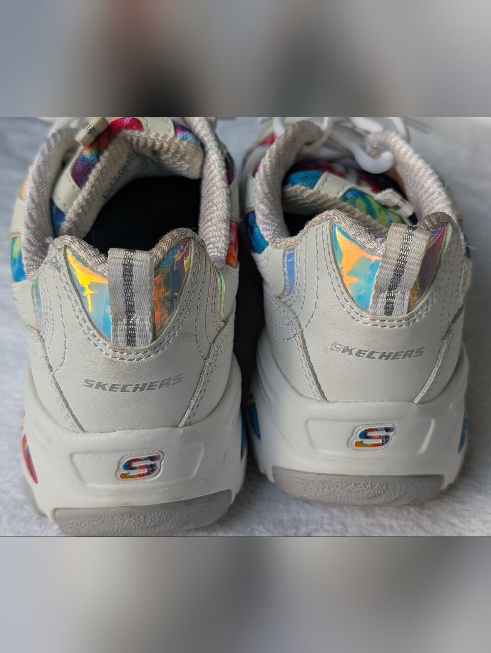 SKECHERS D'Lites Summer Fiesta Sneaker Women Size 7 - Picture 5 of 8